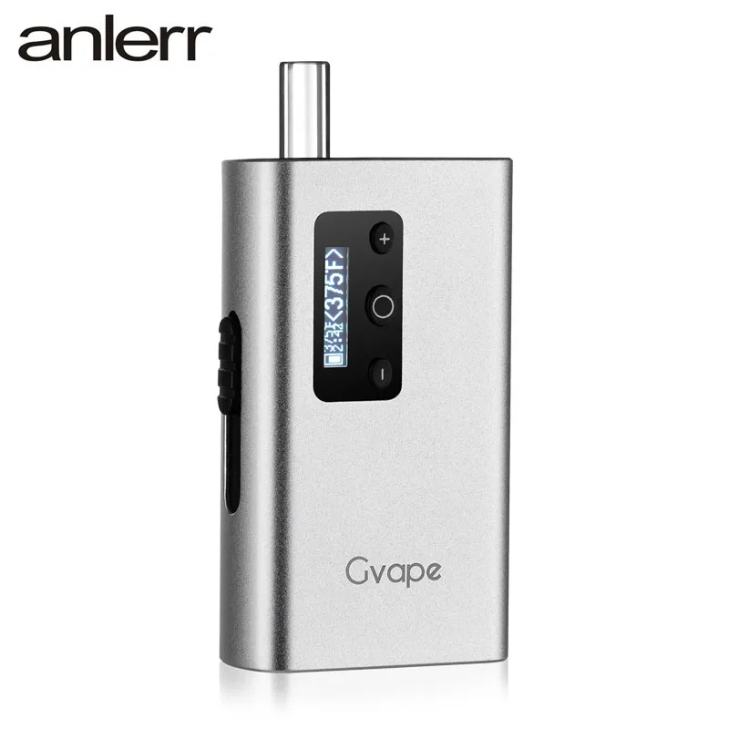 
Anlerr real factory box shape metal dry herb vaporizer pen ceramic for wholesale 