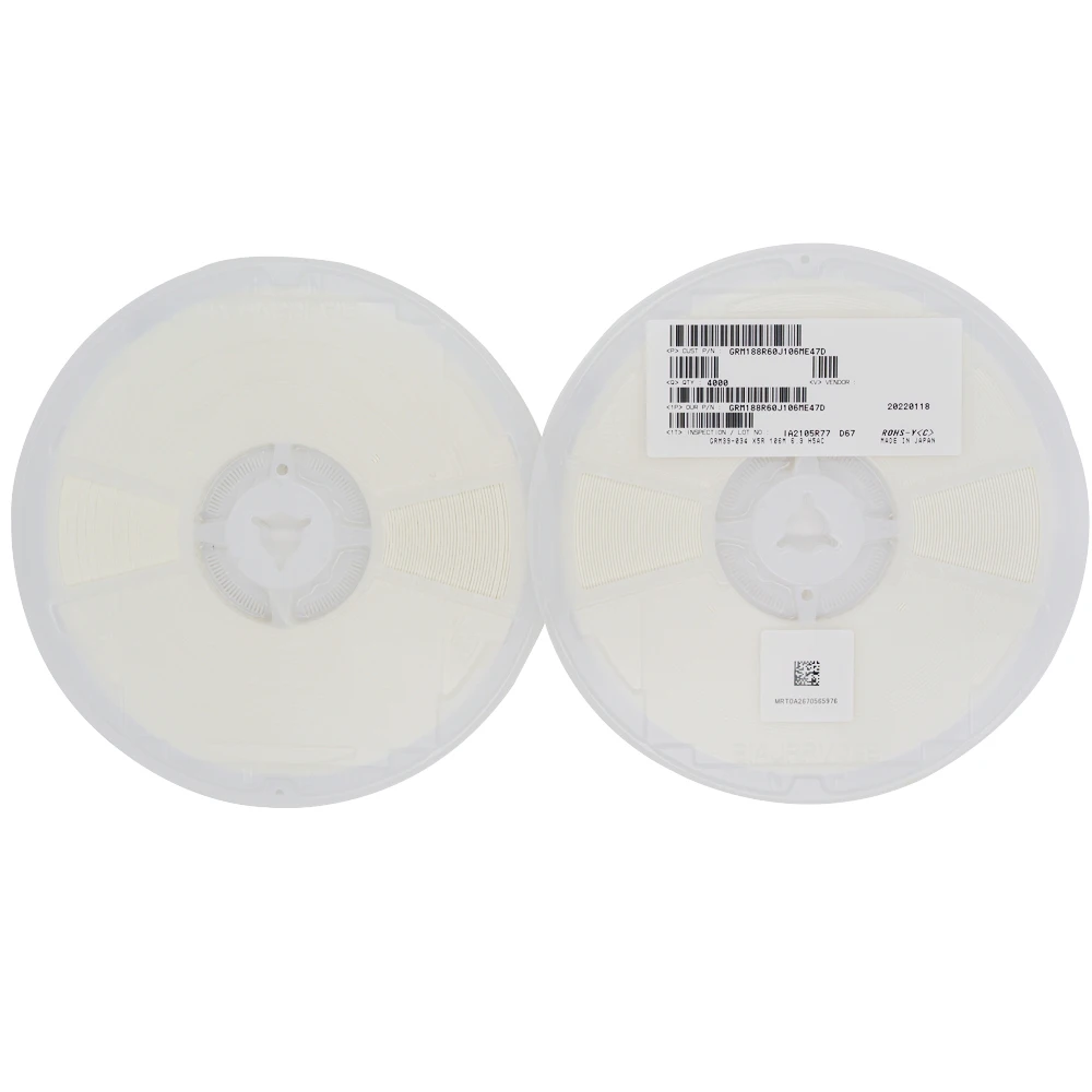 Original smd capacitor 1 uF 10% 0402 in Stock 2H shipping GRM155R61C105KA12D