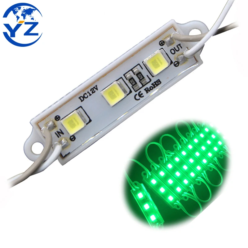 Factory Bottom Price White Red Blue Green Yellow Pink Color DC 12V 24V 0.6W 5054 LED Module For Light Box