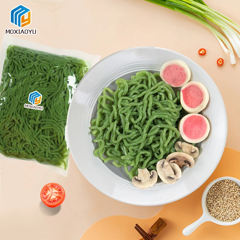 Moxiaoyu Hight Quality Low Calorie Shirataki Spaghetti Instant Food Konjac Spinach Noodles