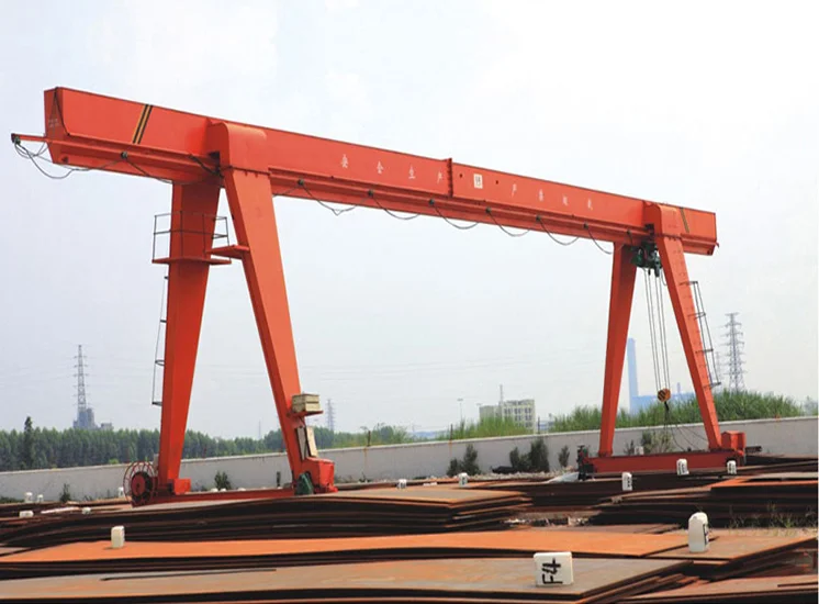 frame truss structure gantry crane single girder gantry crane 20 ton