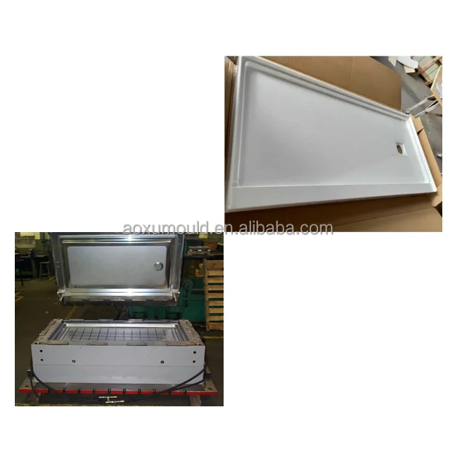 Compressing Rectangle SMC Shower Tray Square Slim Shower Base Shower Pan Mould