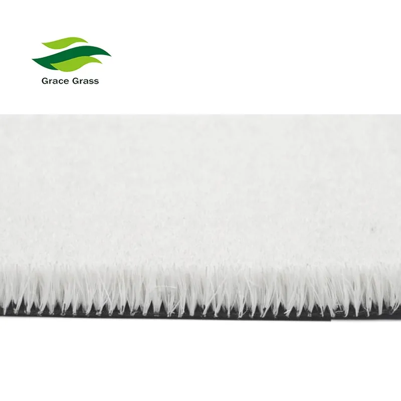 30Mm Artificial Grass Turf Artificial White Lawn Snow Decorated Artificial Grass/