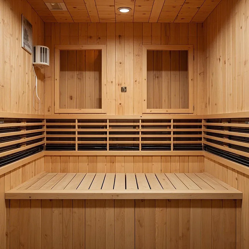 High Quality 4 Persons Wooden Infrared Sauna