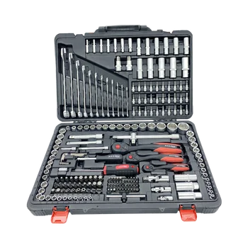 216 pcs Matt Metal Hand Tool Set for Multi Functional Maintenance Work Complete Tool Kit for Home Garage and Automotive Repairs