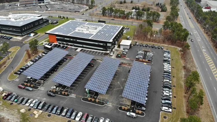 Waterproof car port aluminium Solar Panel Carport Structure Single Solar PV module Carport solar panel carport Quick shipping