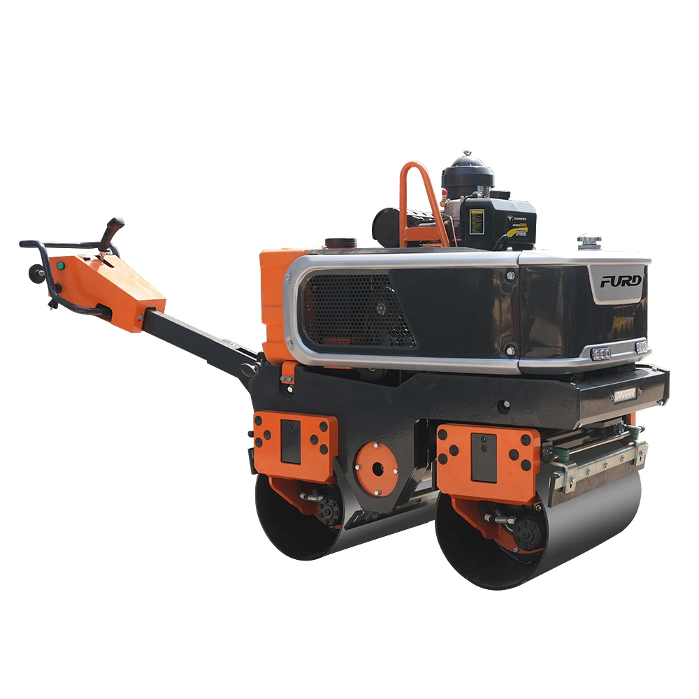 Hand roller compactor steel wheel vibratory roller price road roller compactor FYL-800