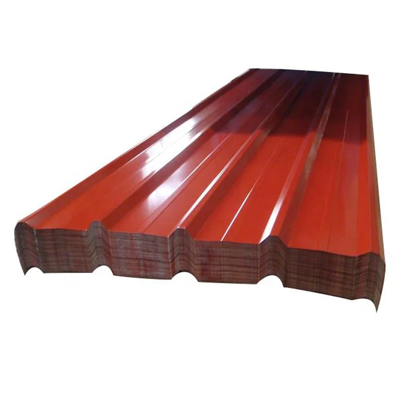 Galvanised Steel Plate Prepainted ASTM A653 Dx51dZ275 Gi PPGl PPGL Galvalume Color Coated Corrugated Steel Metal Roofing Sheet