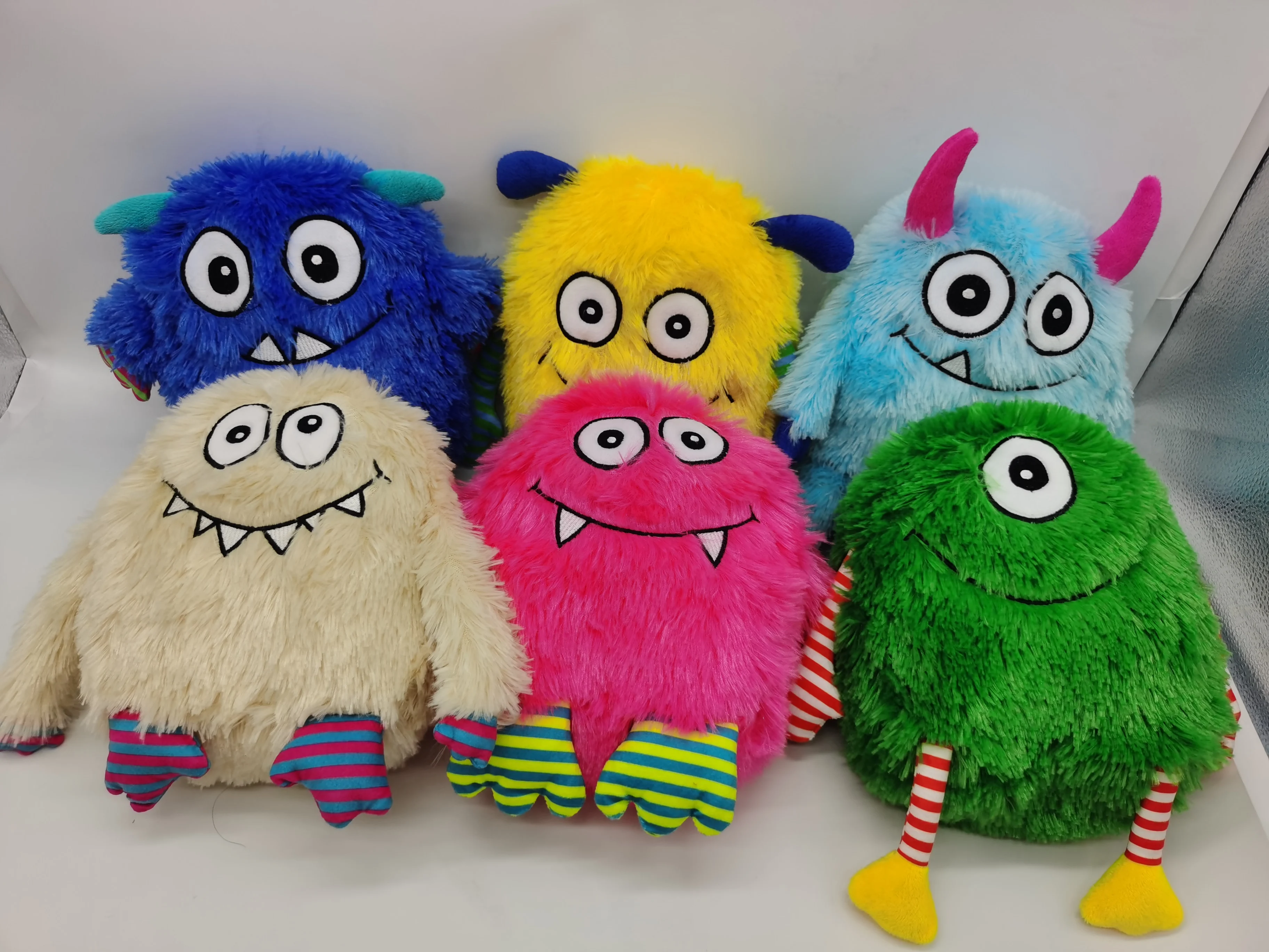 Cute Plush Little Monster Toy Artificial Fur Alien Animal Toys Stuffed Animal Toys OEM