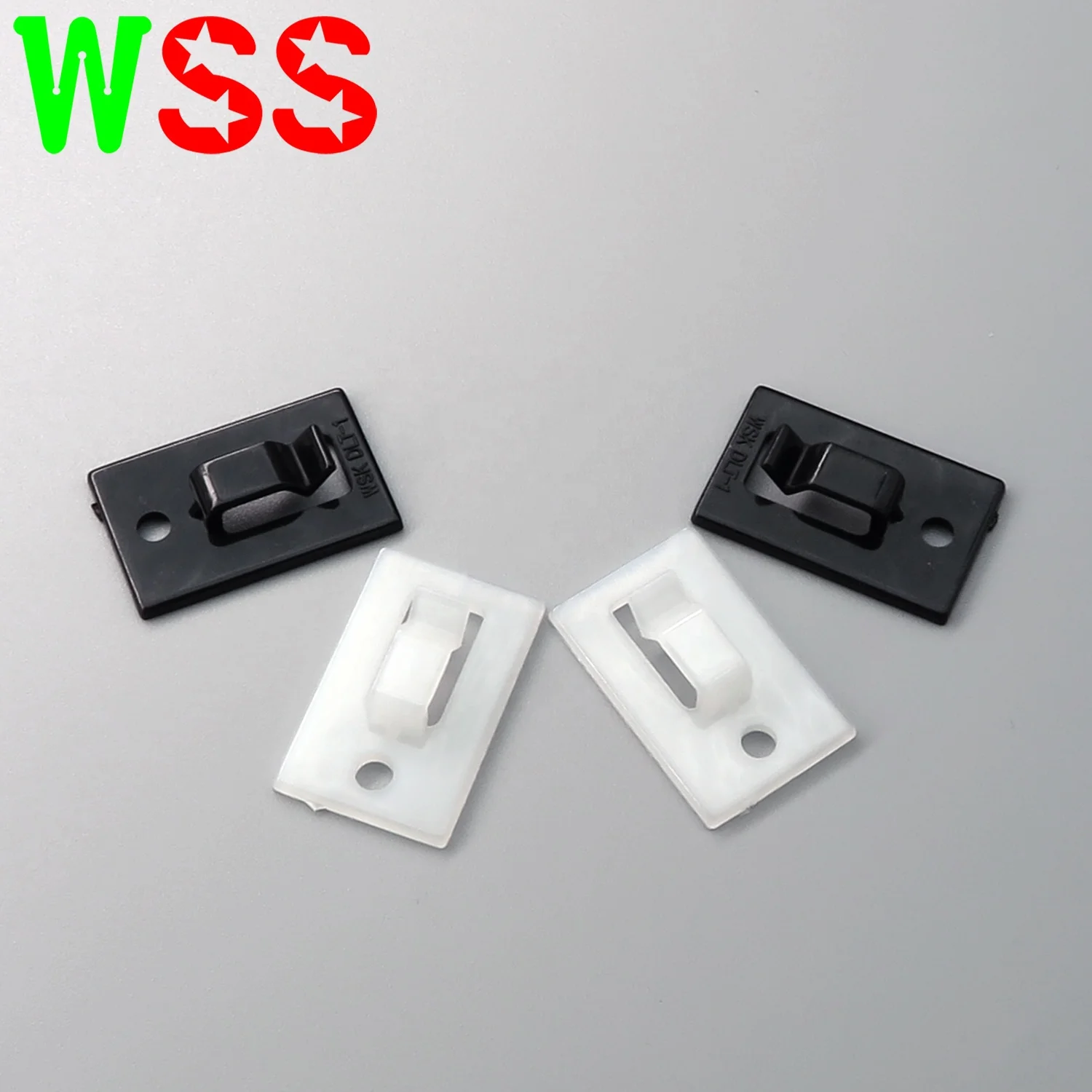 Nylon Self-Adhesive Saddle Type Tie Mount Cable Clamp Clips 3M Tape