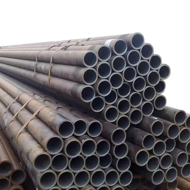 Hot Rolled Seamless Steel Pipe ST37 ST44 ST52 STKM13A 42CRMO4 40CR 20CR 35CRMO For Building Materials Carbon Steel Tube