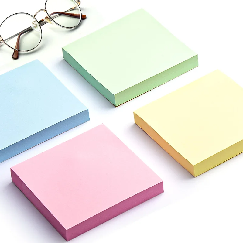 M&G 100-Page Self-Adhesive Note Pads 3*4inches Colorful Stationery Set for School and Office Use Memo Pads