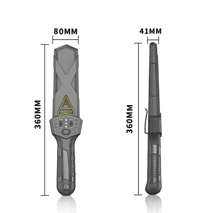 BOTAR portable  Hand Held Metal Detector Wand Vibrating Alarm HandHeld Security Metal Detector