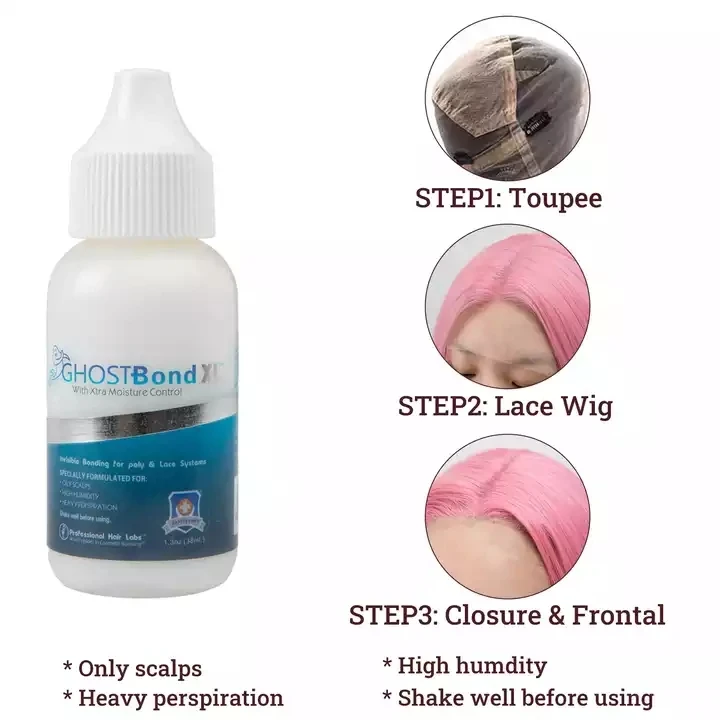 Private Label Imported High Quality Hair Glue Waterproof Strong Hold Wig Glue Adhesive Wig Lace Glue