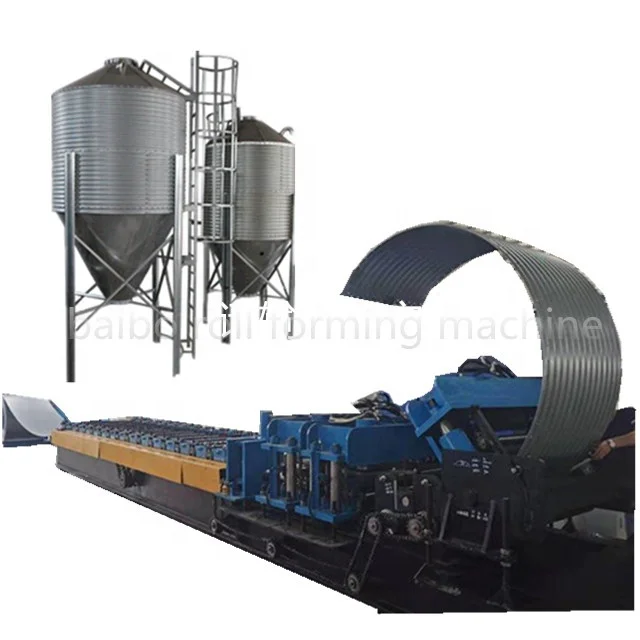 Wheat silo for flour silo feed machinery grain depot steel silo production line