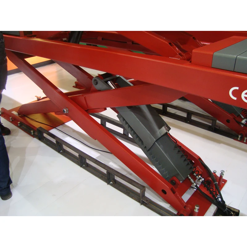  Alignment column tail lift double car hoist with CE