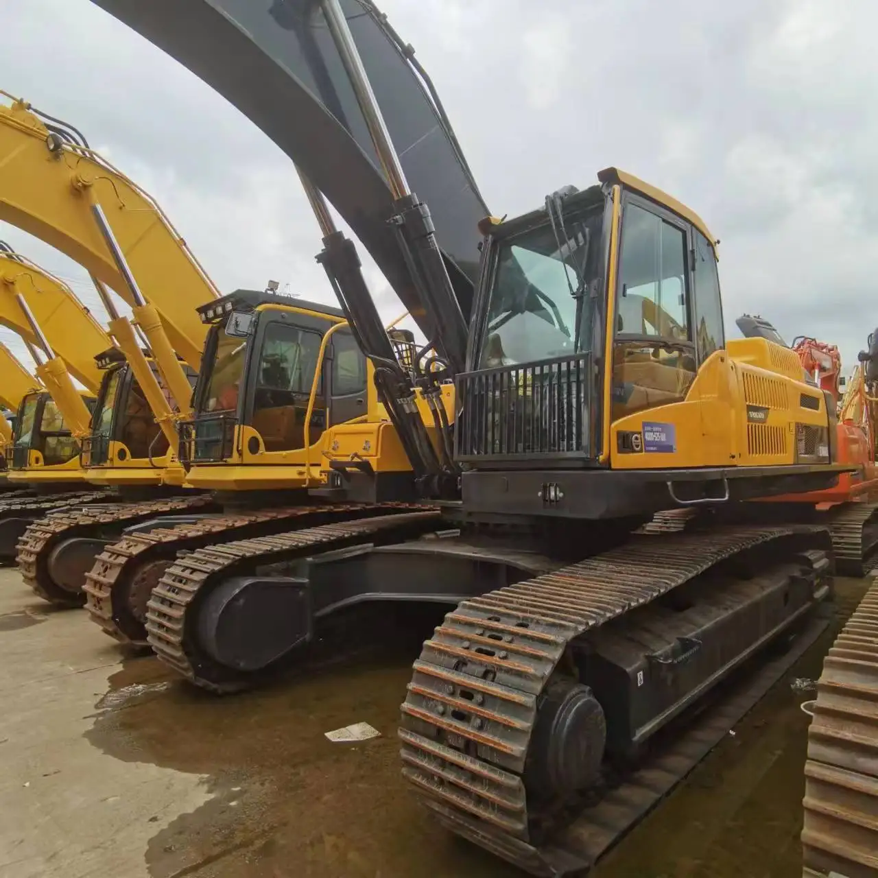 Volvo EC480DL 480 48T Used excavator Second Hand Digger Earth moving machinery 48 ton Heavy Crawler excavator
