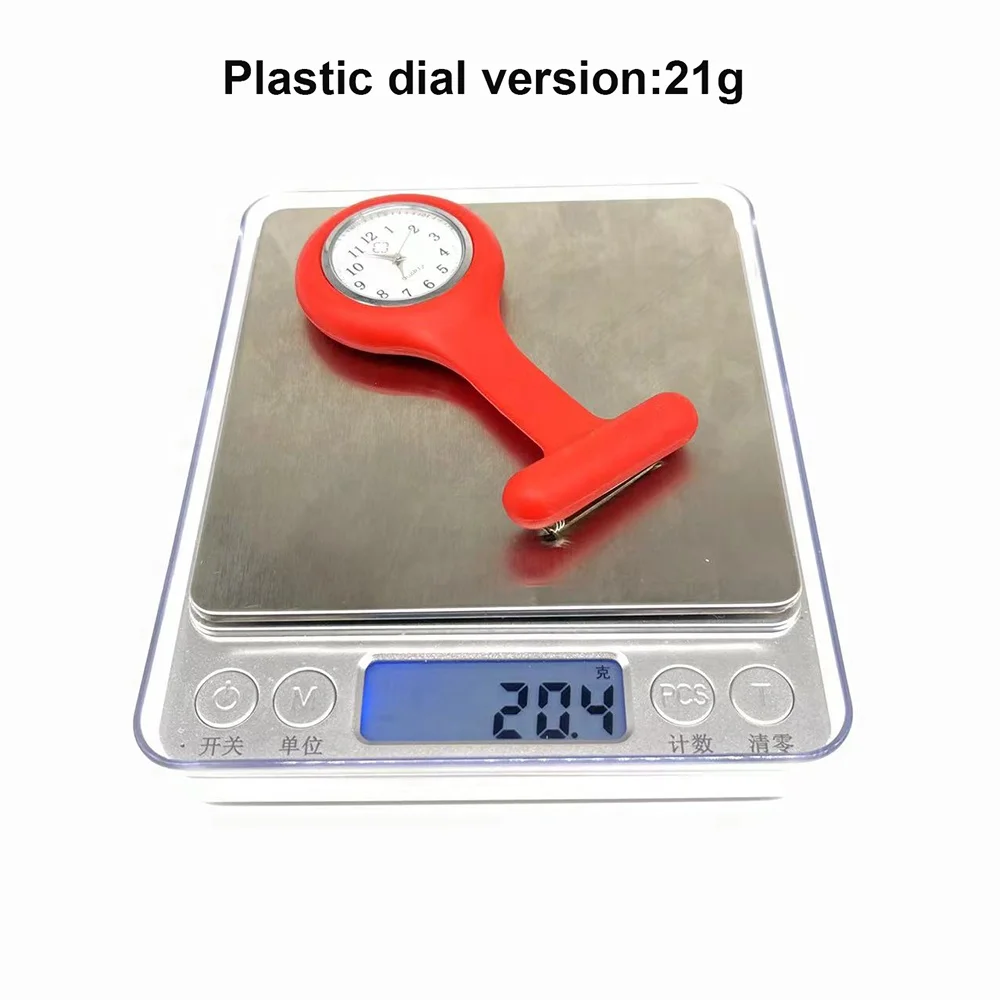 High quality custom colorful silicone doctor watches breast watch for nurse