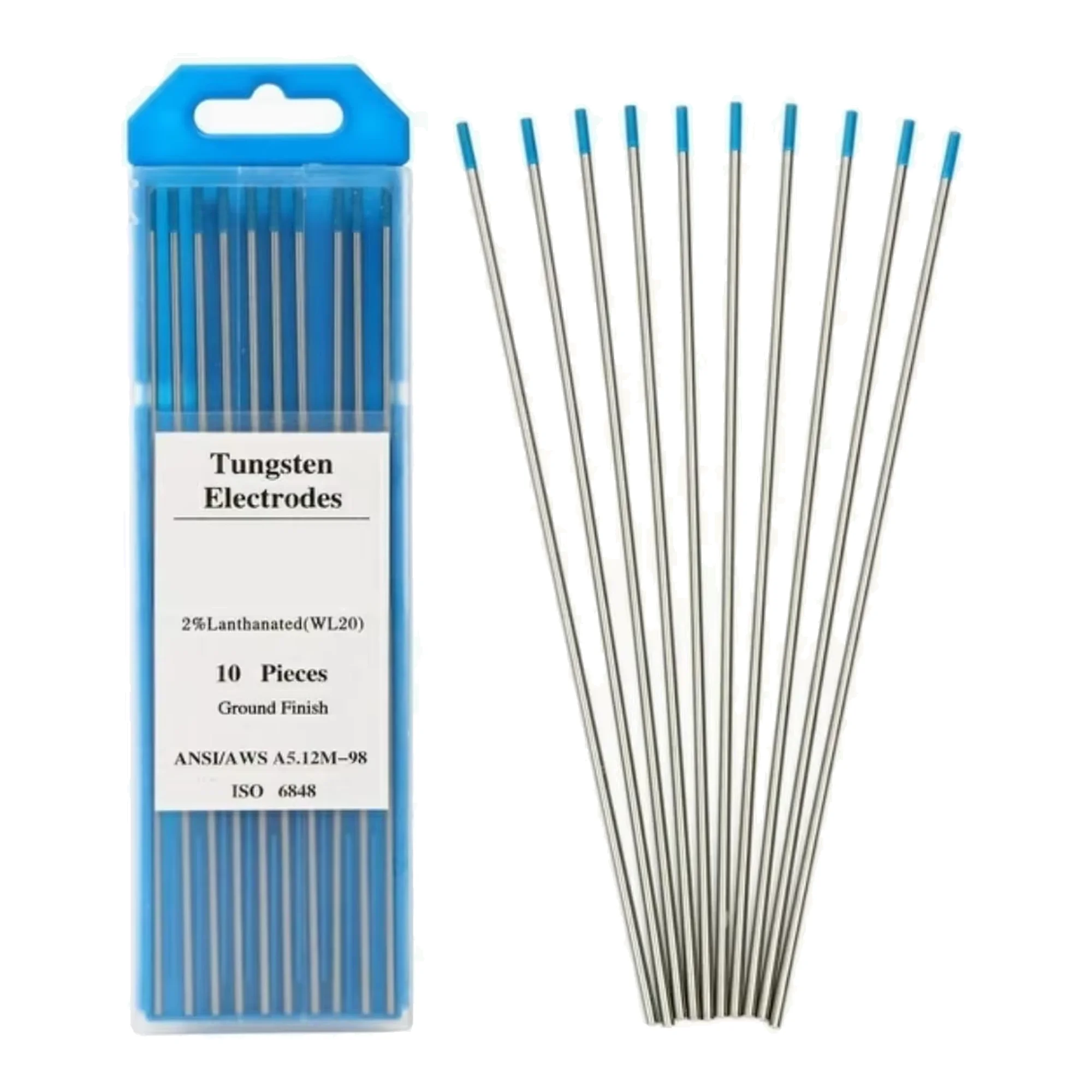 ESSEN Factory supply WT20 Tungsten electrode for Tig welding Rod 1.6mm 2.4mm 3.2mm Red color tungsten rod