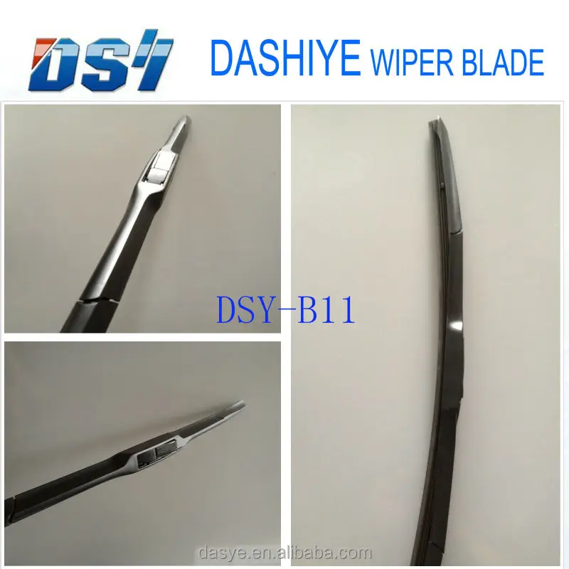 Manufacture B11 Factory Universal car windshield normal rubber wipers adapter universal frameless windscreen hybrid wiper