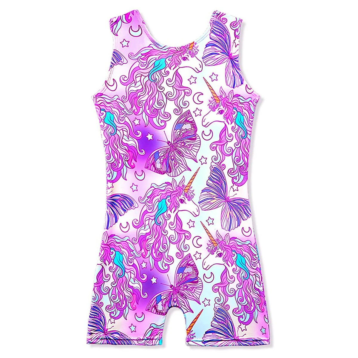 Трико для девочек, гимнастика с рисунком пони, гимнастические платья для девочек