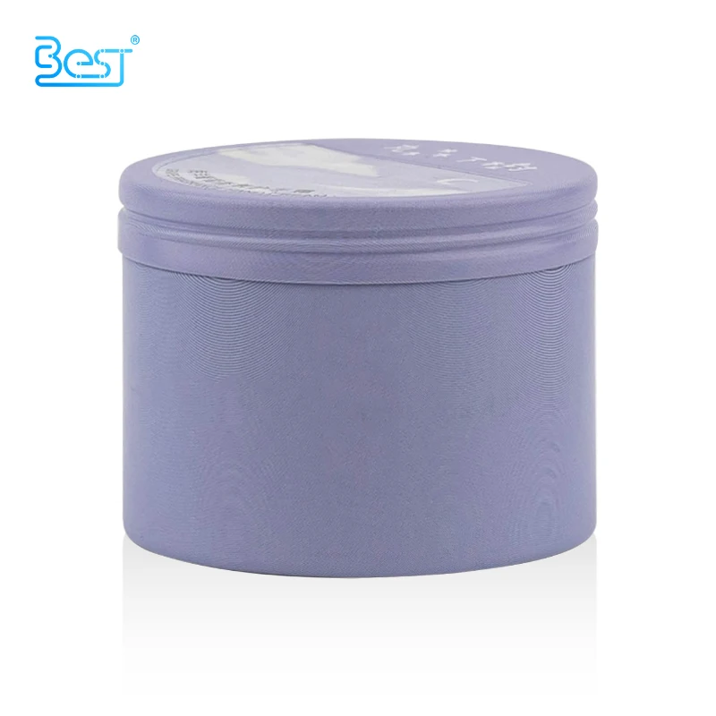 30g 100g 50g purple jar beautiful aluminum tin jar with screw top customize color mason jars