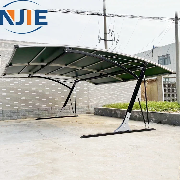 2024 China factory made cheap waterproof UV protection 20x10ft single carport for 1 car parking