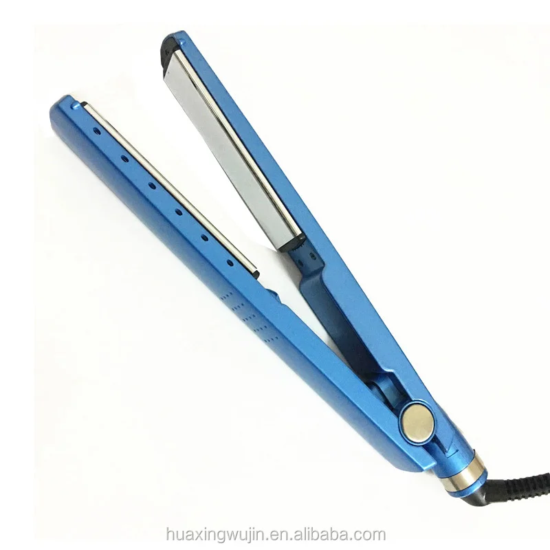 New Design Blue Hair Straightener Multi-function Straightening Irons Hair Styling Tools  Private Label Titanium Flat iron