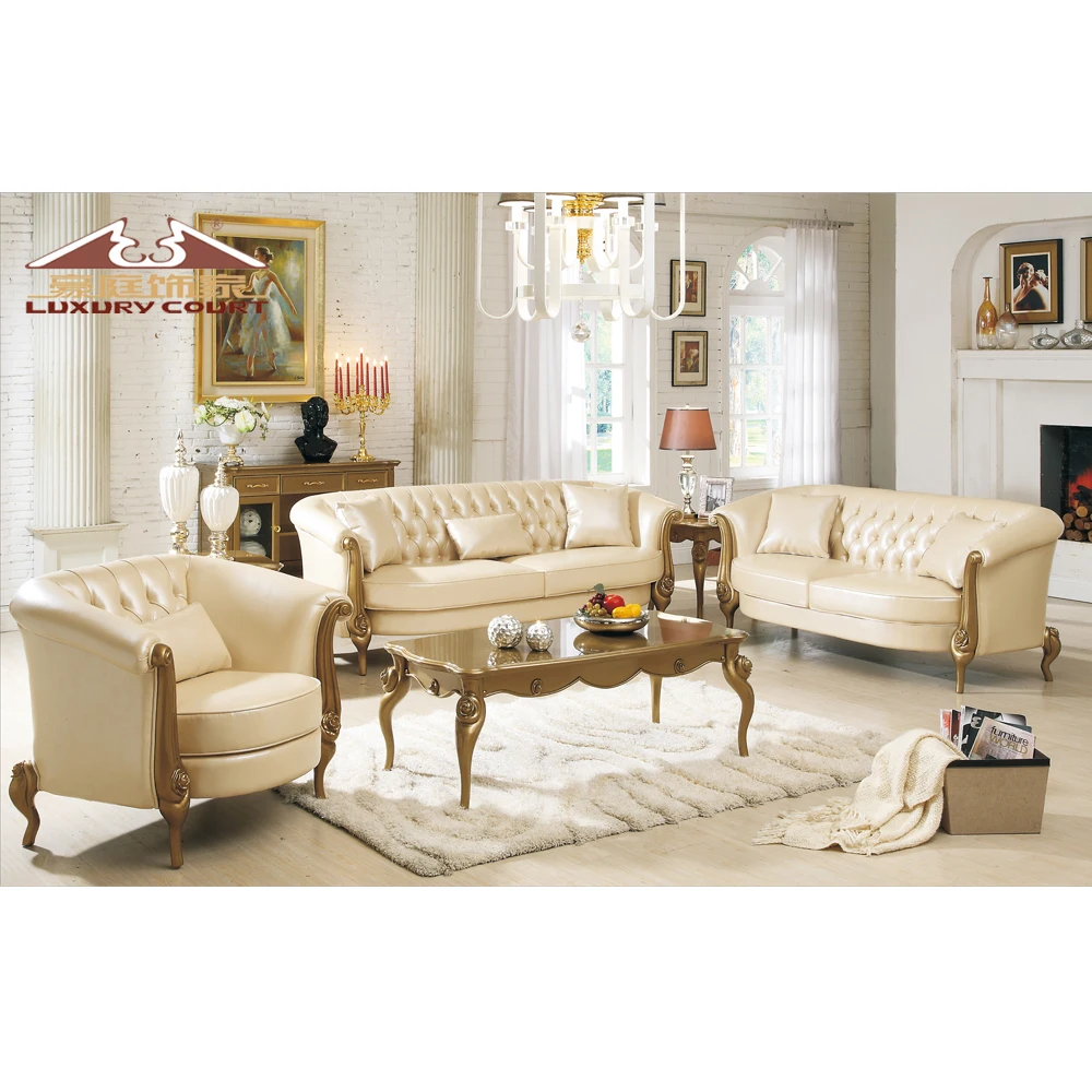 Longhao Furniture Manufactory European Classic Fabric Corner L Shaped Sofa Set for Living Room