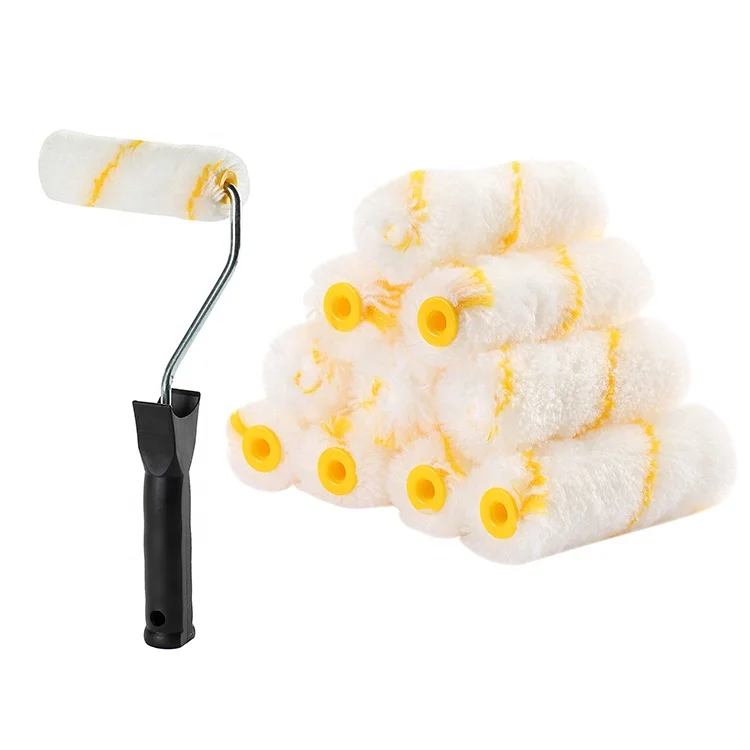 China Wholesale Price Building Construction 4inch Brush Set and Paint Roller Set