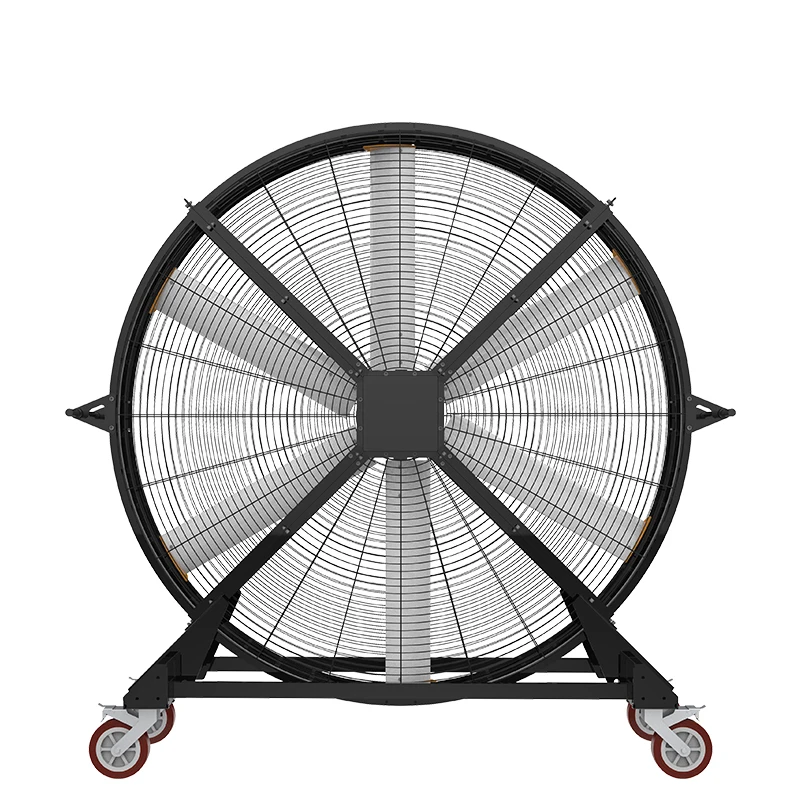 220V Electric Outdoor waterproof wheeled mobile HVLS industrial stand fans