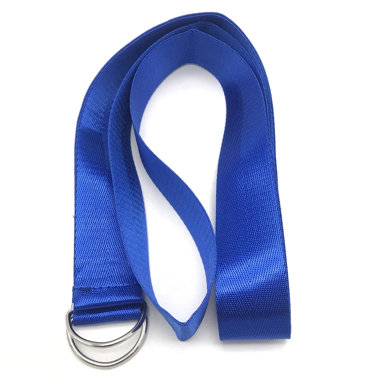 Yoga dance exercise colorful comfortable nylon straps yoga stretching belt for women