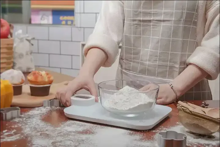 5kg Environmental Battery Free Tempered Glass Kitchen Measuring Food Energy Power Kitchen Scale