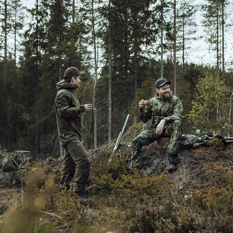 Green Digital Camouflage Hunting Clothes for Men Silent Water Resistant Hunting Suit Duck Deer Hunting Jacket and Pants Set