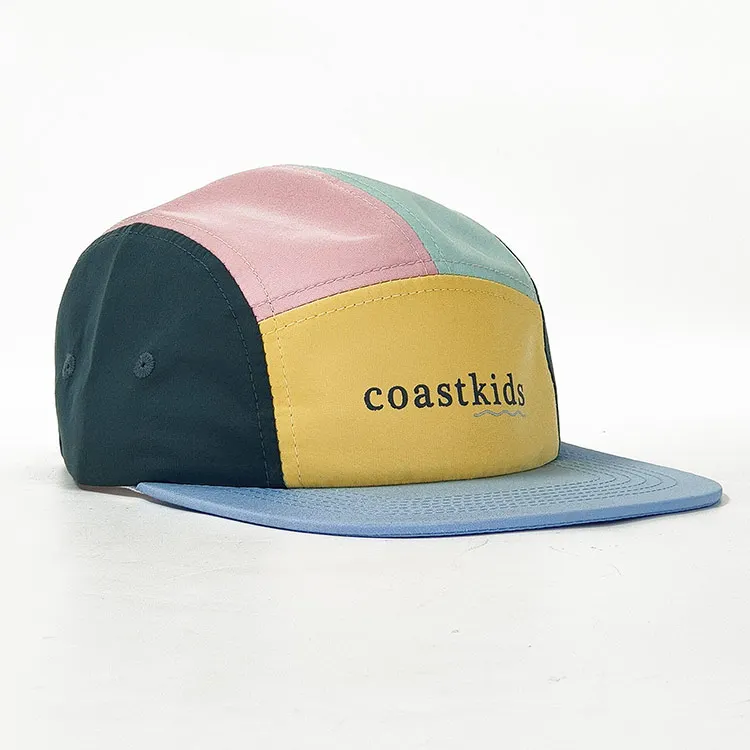 New Design Nice Price Snapback Cap Colorful 5 Panel Flat Brim Hats Custom Printing Logo Flying Hats Snapback Hats