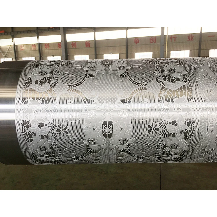Embossing cylinder embossing roller for pvc tablecloth