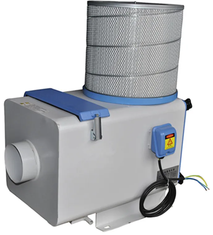 CNC milling machine tools Industrial centrifugal air purifier coolant fume fog filter collector LEV oil mist extraction