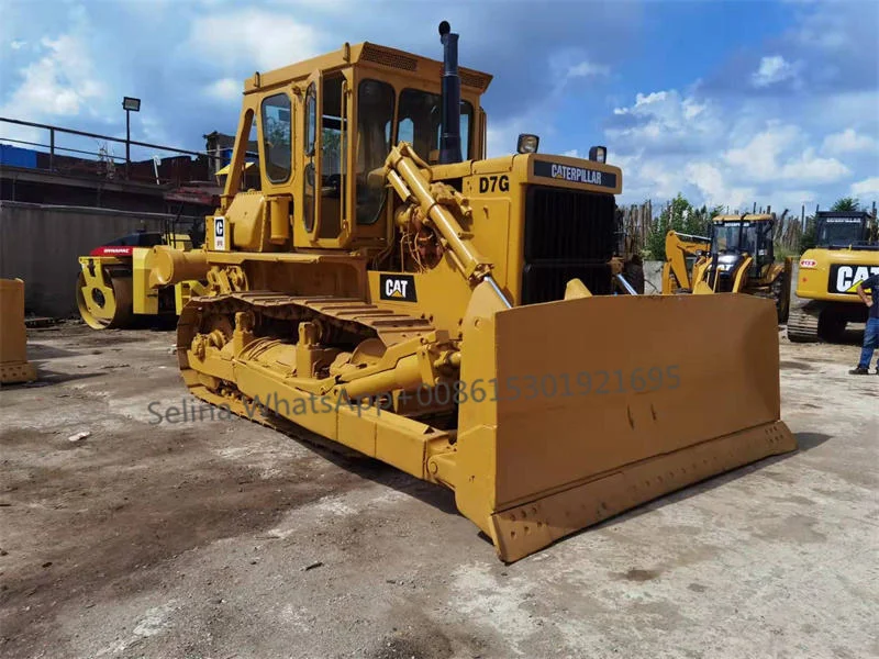 Б/у гусеничный трактор Caterpillar D7H б/у бульдозер CAT оригинальный Япония гусеница