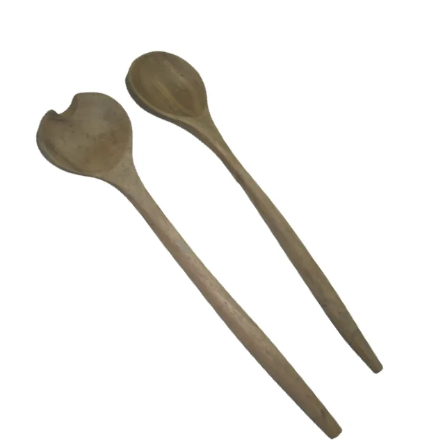 Food grade Wooden Spoon & Fork table top wood cooking utensil set tableware Eco friendly tableware set