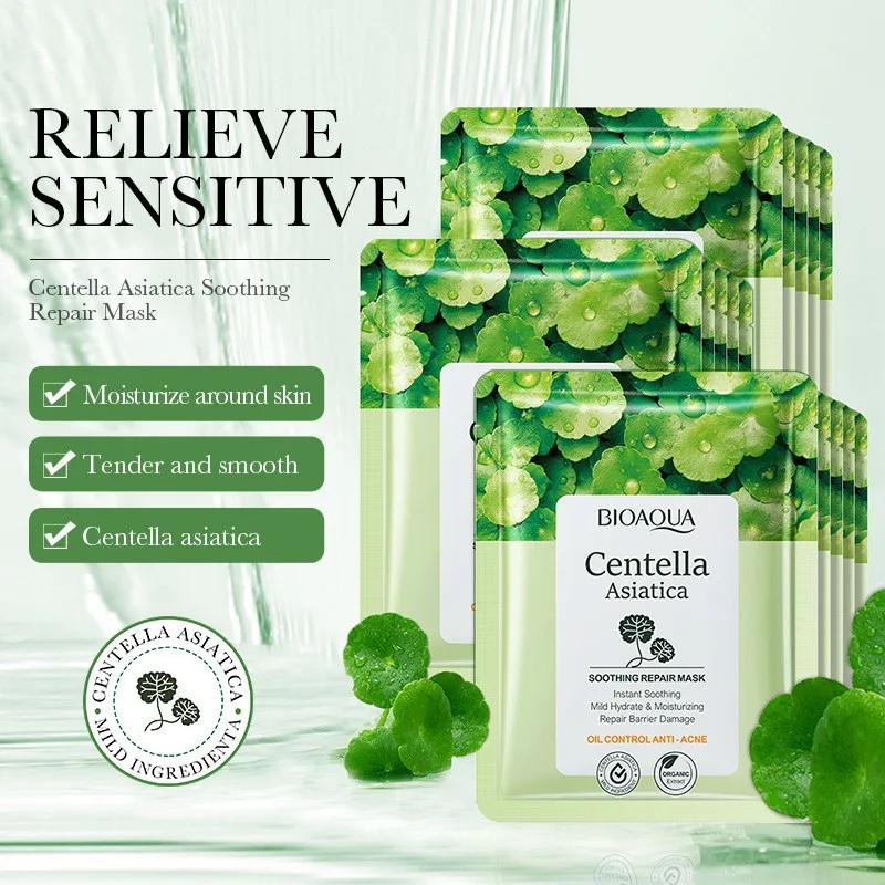 Wholesale BIOAOUA Centella Firming Face Cream Soothing Repair Serum  Essence Liquid and Mask