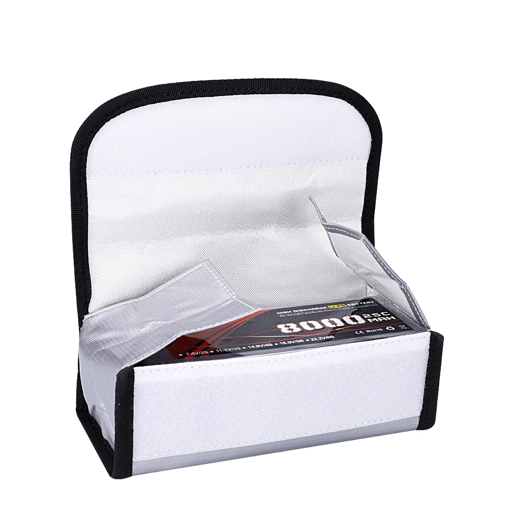 Fire Resistant Li-Po Guard Charge Storage Collection Organizer RC LiPo Battery Fireproof Explosionproof Safe Bag