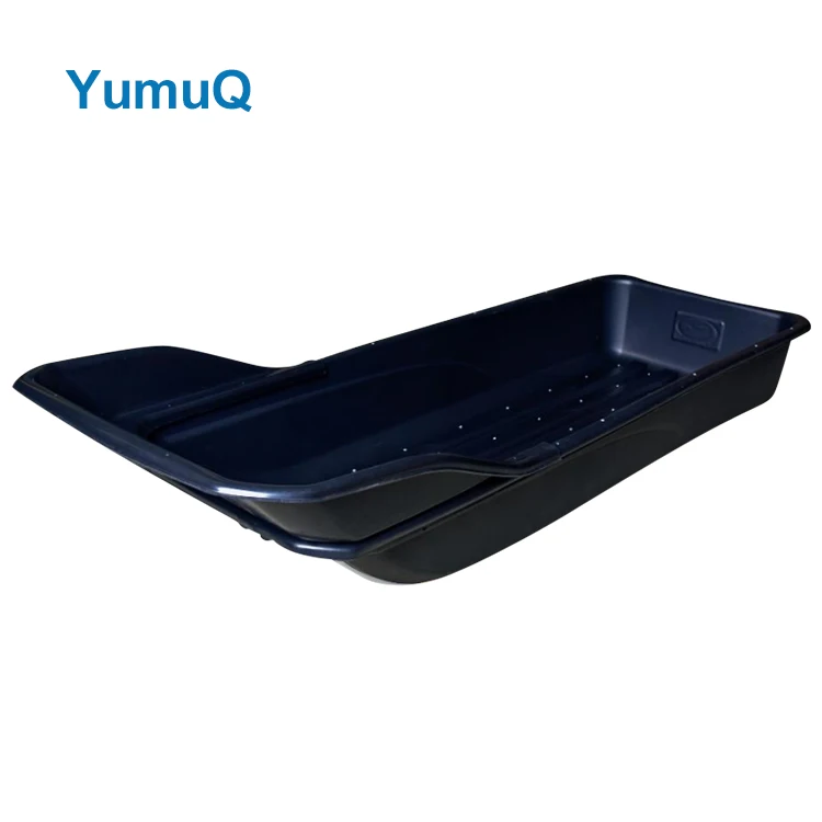YumuQ Customized Color Size Good Quality Large Capacity HDPE Snow Utility Ice Sled For Sale