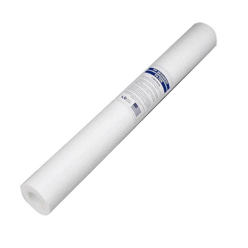 Melt blown PP filter 5 Micron 20 Inch Water Sediment Filter Cartridge For Water Purification Systems