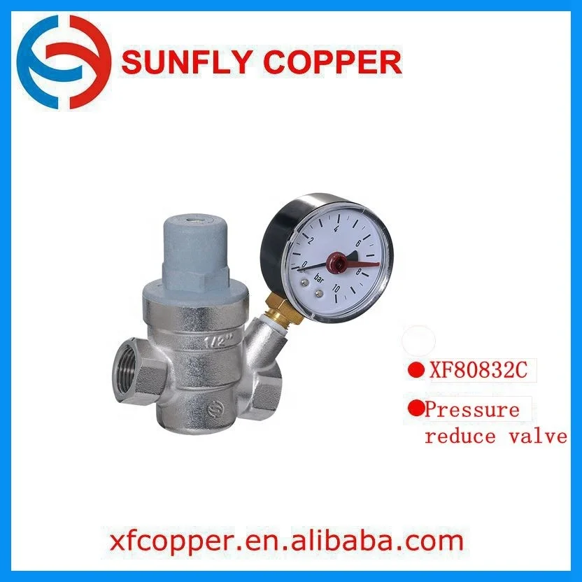 Adjustable Brass Safety Pressure Relief Valve Manual High-Temperature Ball Structure for Water Gas Oil General Application