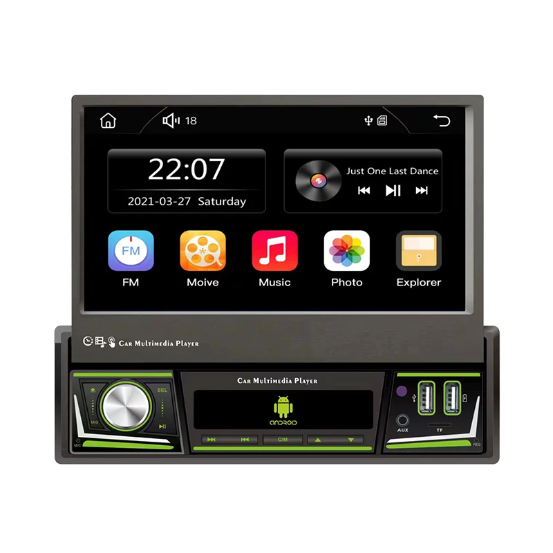 7inch Car Single Din IPS Screen Universal Android Navigation Multimedia Display Car Stereo MP5 Player System