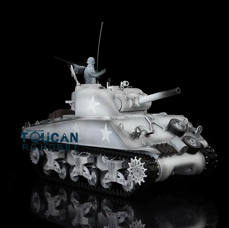 HENG длинный 1/16 снег заказной 7 0 Sherman RC Tank Toucan 3898