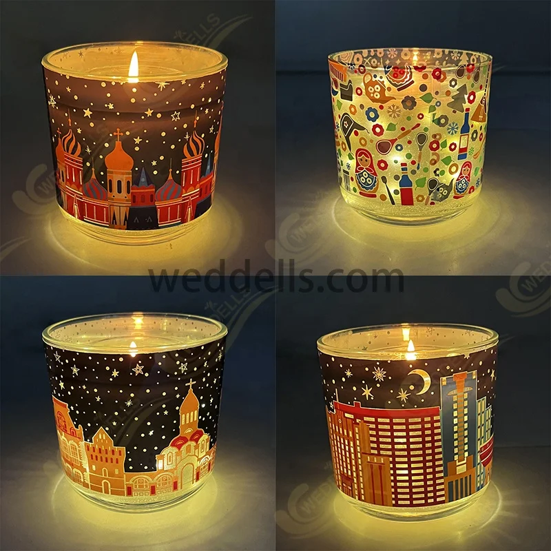 Weddells OEM08 Hot Selling 2024 Luxury Custom Logo Pure Soy Wax Scented Candle With Gift Box