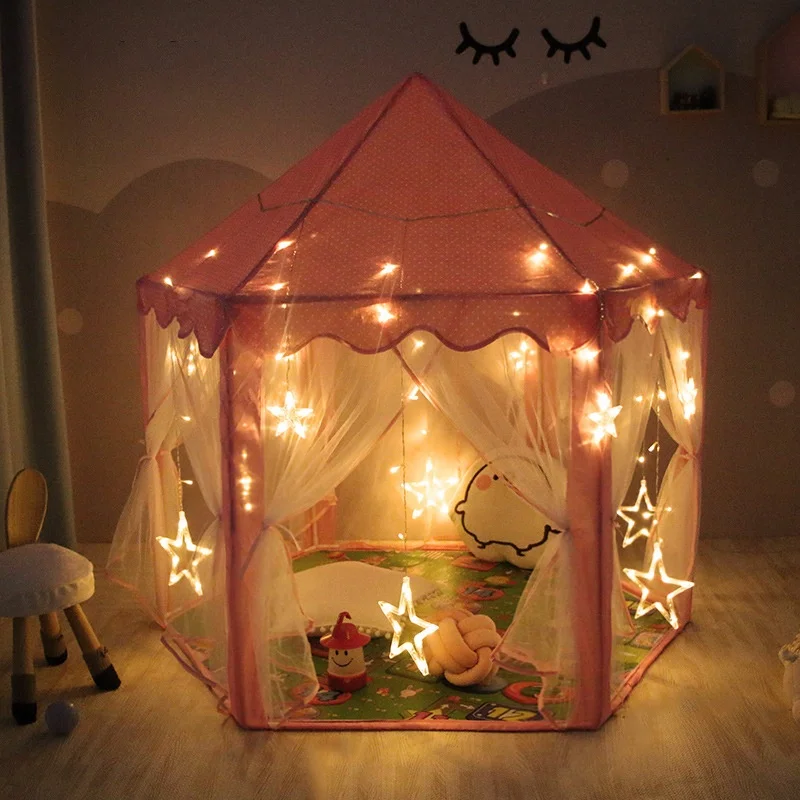Children Princesa Princess Girls Large House Indoor Kids Castle Play Toy Tent for Above 3 Months