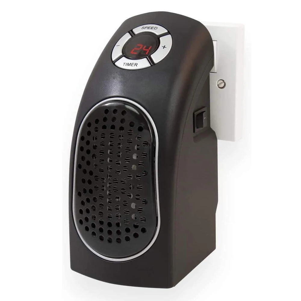 cheap price mini portable 400W fast heating electric plug in handy space heater plug-in heater