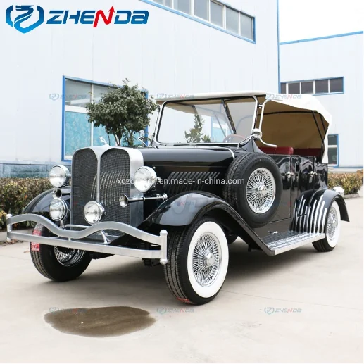 Electric Retro Vintage Car/CE Approved Luxurious 6 Seats Classic Car for Sale